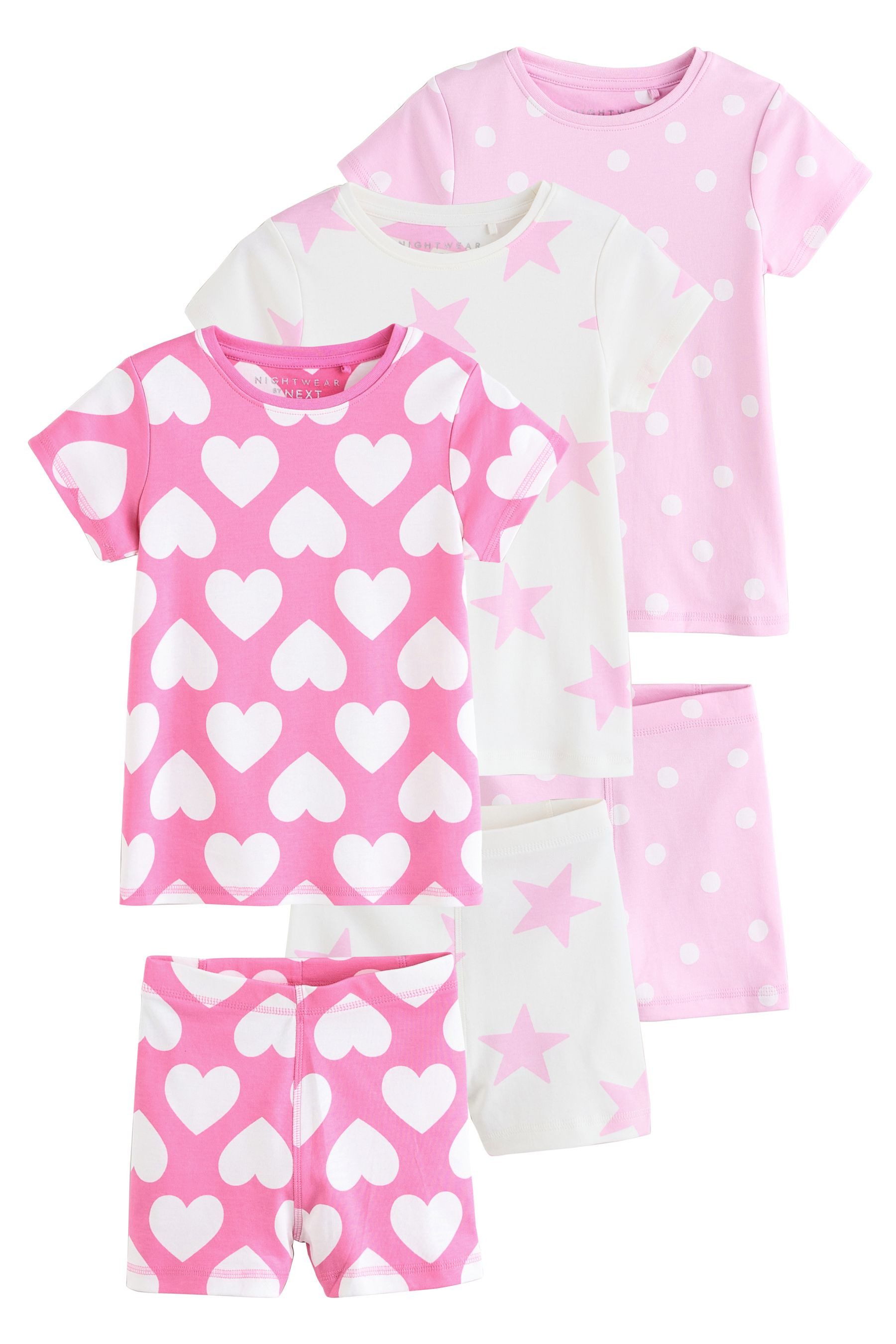 Next Pyjama Kurzer Pyjama 100 % Baumwolle, günstig online kaufen
