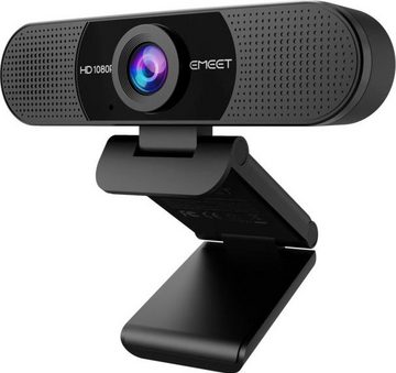eMeet C960 HD Webcam mit 2 KI Array Mikrofonen Camcorder (Full HD)