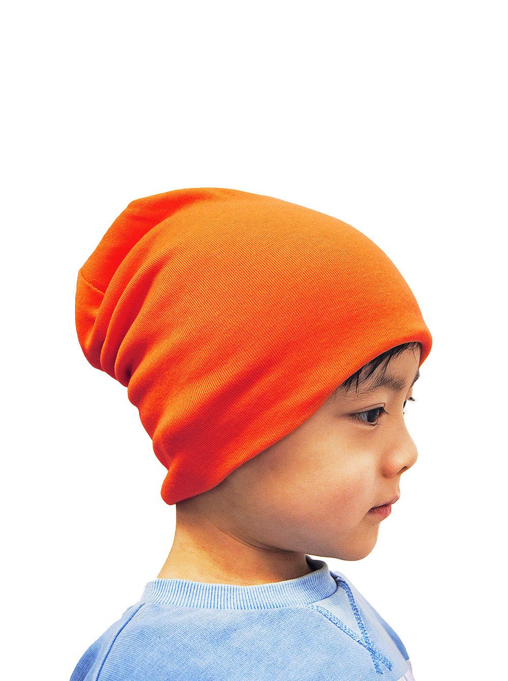 axy Beanie Kinder Slouch Beanie Long Mütze 1-5 Jahren Mütze für Jungen Mädchen Kleinkind Unisex Unifarbe