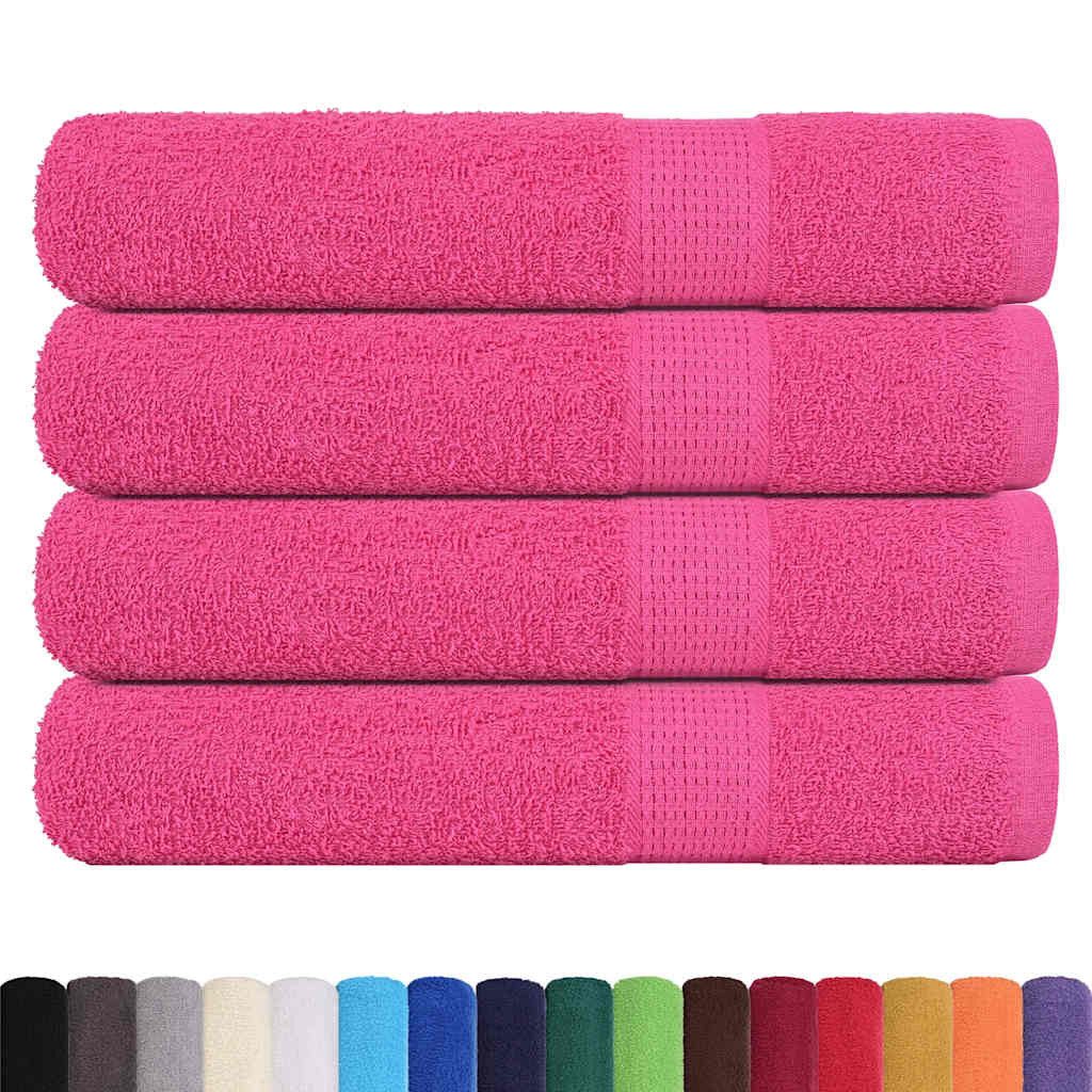 vidaXL Handtuch Handtücher 4 Stk. Rosa günstig online kaufen