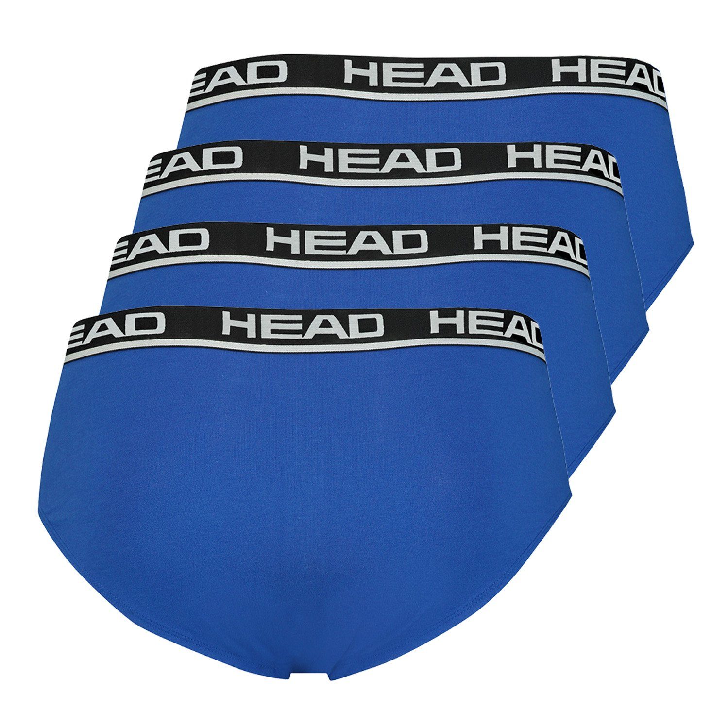 (4-St., Blue Brief - Boxershorts Boxer Head 4P / Black 4er-Pack) 001 Head
