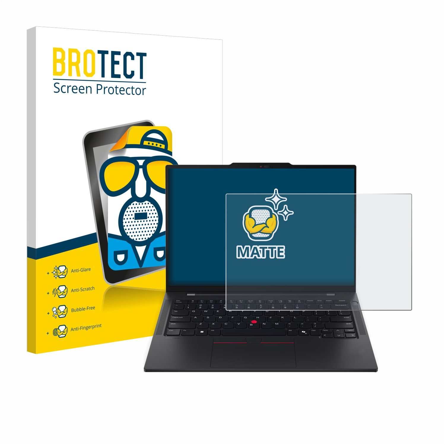 BROTECT Displayschutzfolie Schutzfolie für Lenovo ThinkPad T14s Gen 6, Displayschutz Schutz Folie Matt Entspiegelungsfolie