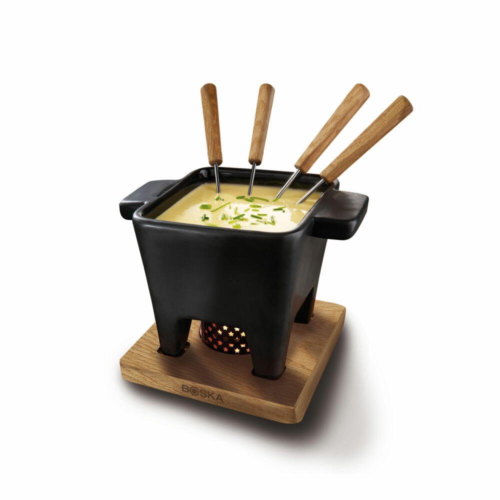 BOSKA HOLLAND Fondue Tapas Fondue Set Nero 8-tlg.