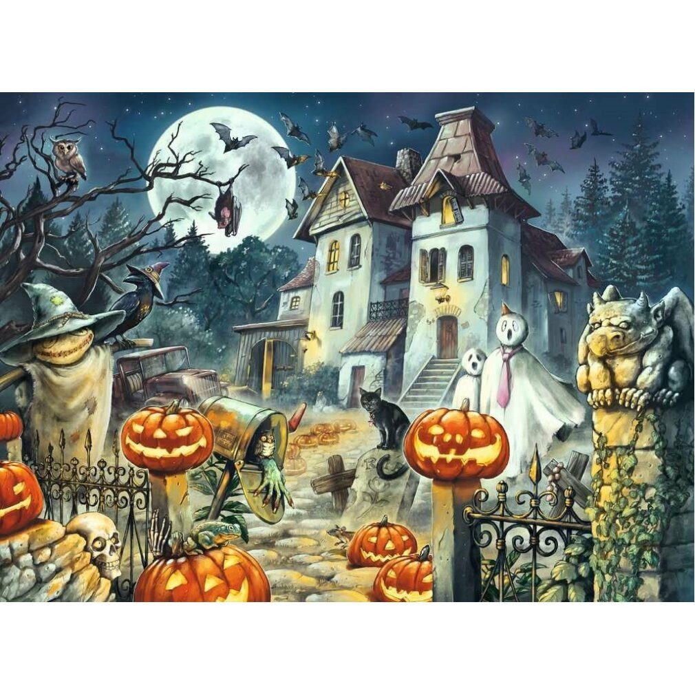 Ravensburger Puzzle Halloween Haus Puzzle XXL 300 Teile, Puzzleteile günstig online kaufen