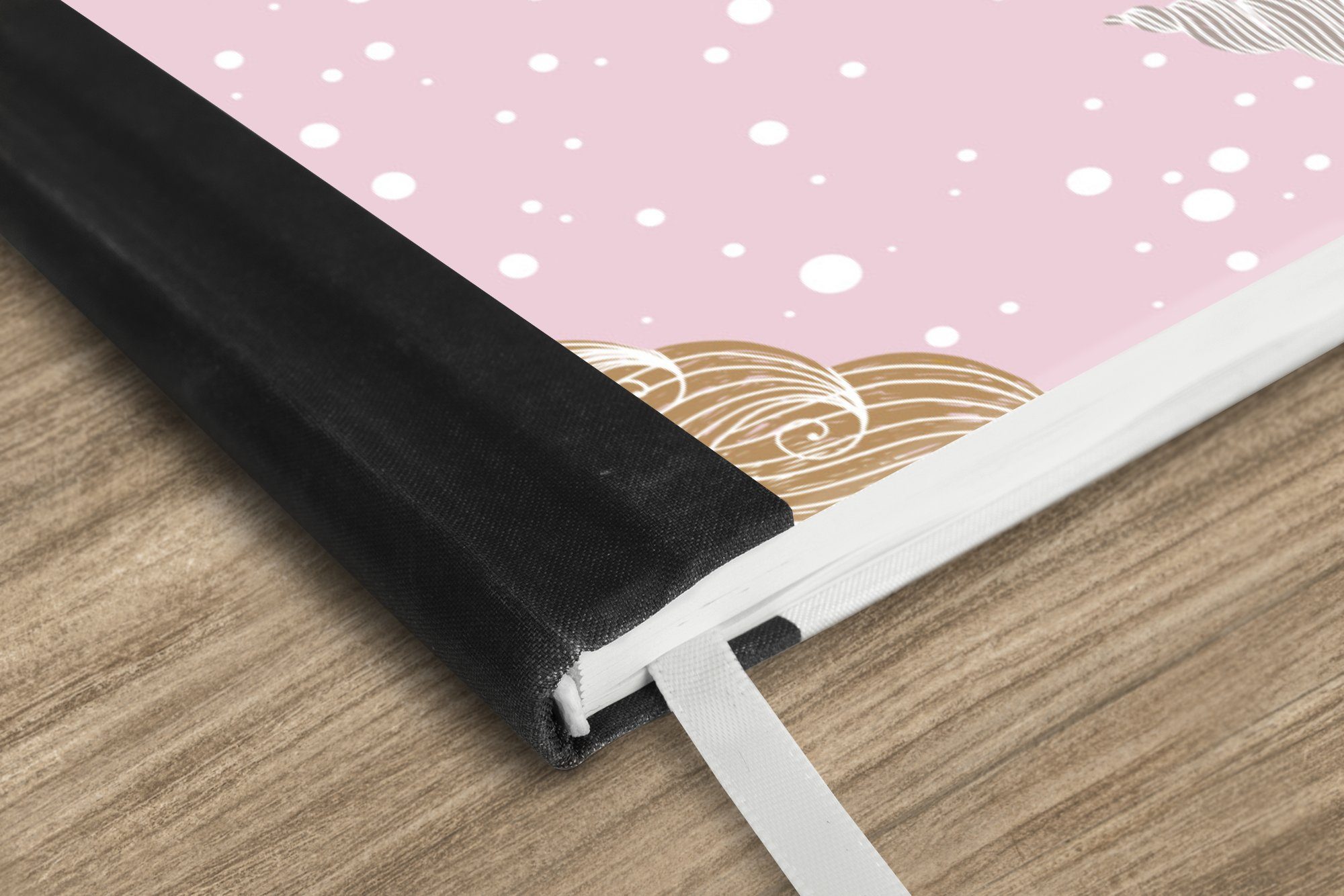 Thumbnail - MuchoWow Notizbuch Einhorn - Rosa - Kinder - Rosa - Mädchen - Baby - Mädchen, Notebook, Notizblock a5, Tagebuch, Journal...