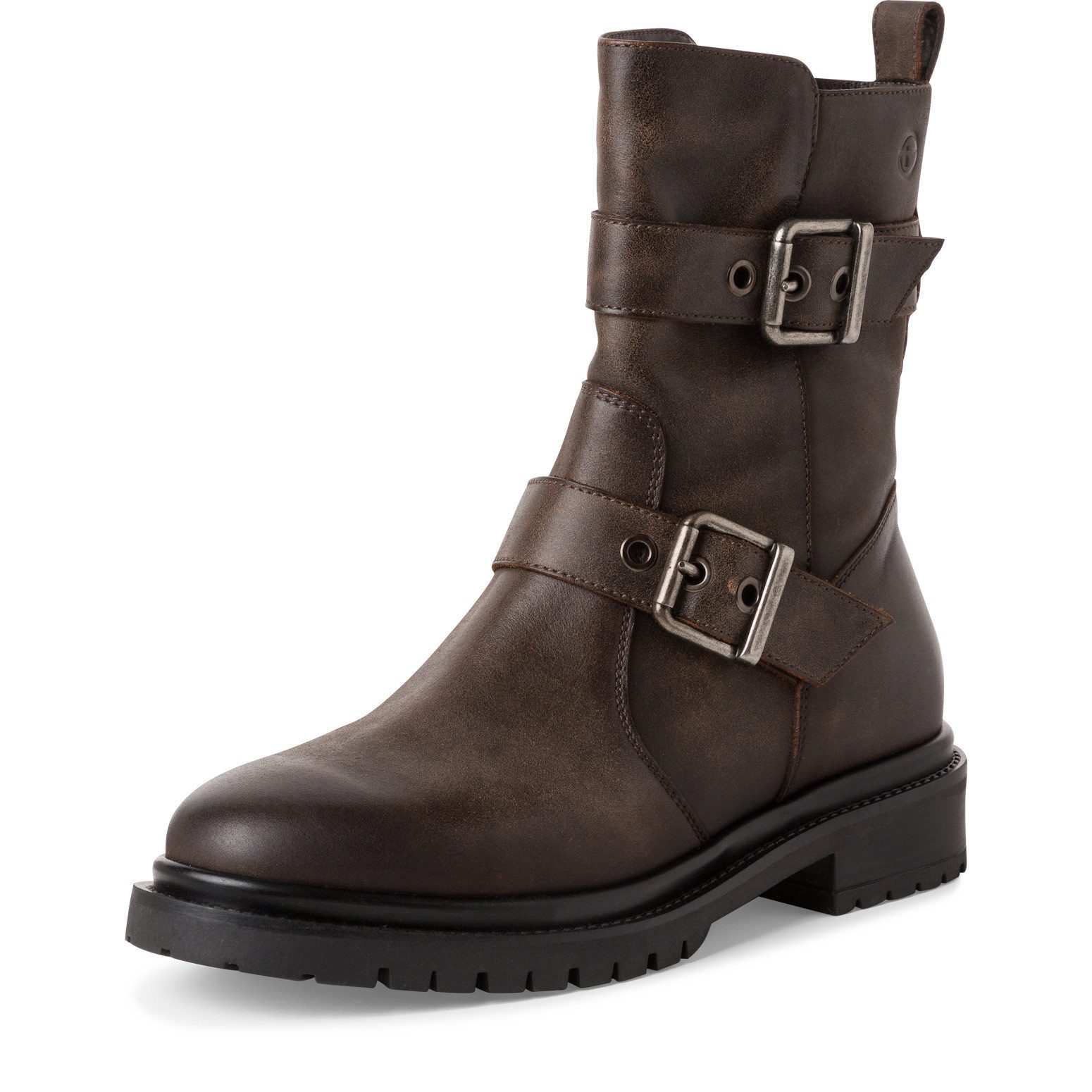 Lederstiefelette Schnürboots