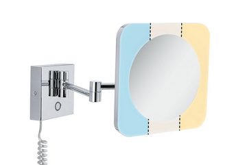 Paulmann LED Wandleuchte Jora IP44 White Switch 60lm 230V 3,3W Chrom, Weiß, Spiegel, LED fest integriert, Tageslichtweiß, Kosmetikspiegel