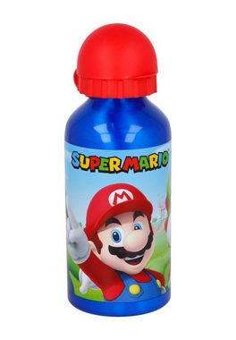 Super Mario Lunchbox Lunch-Set Alu-Trinkflasche Sportflasche + Brotdose Lunchbox Super Mario, (SET, 2-tlg)