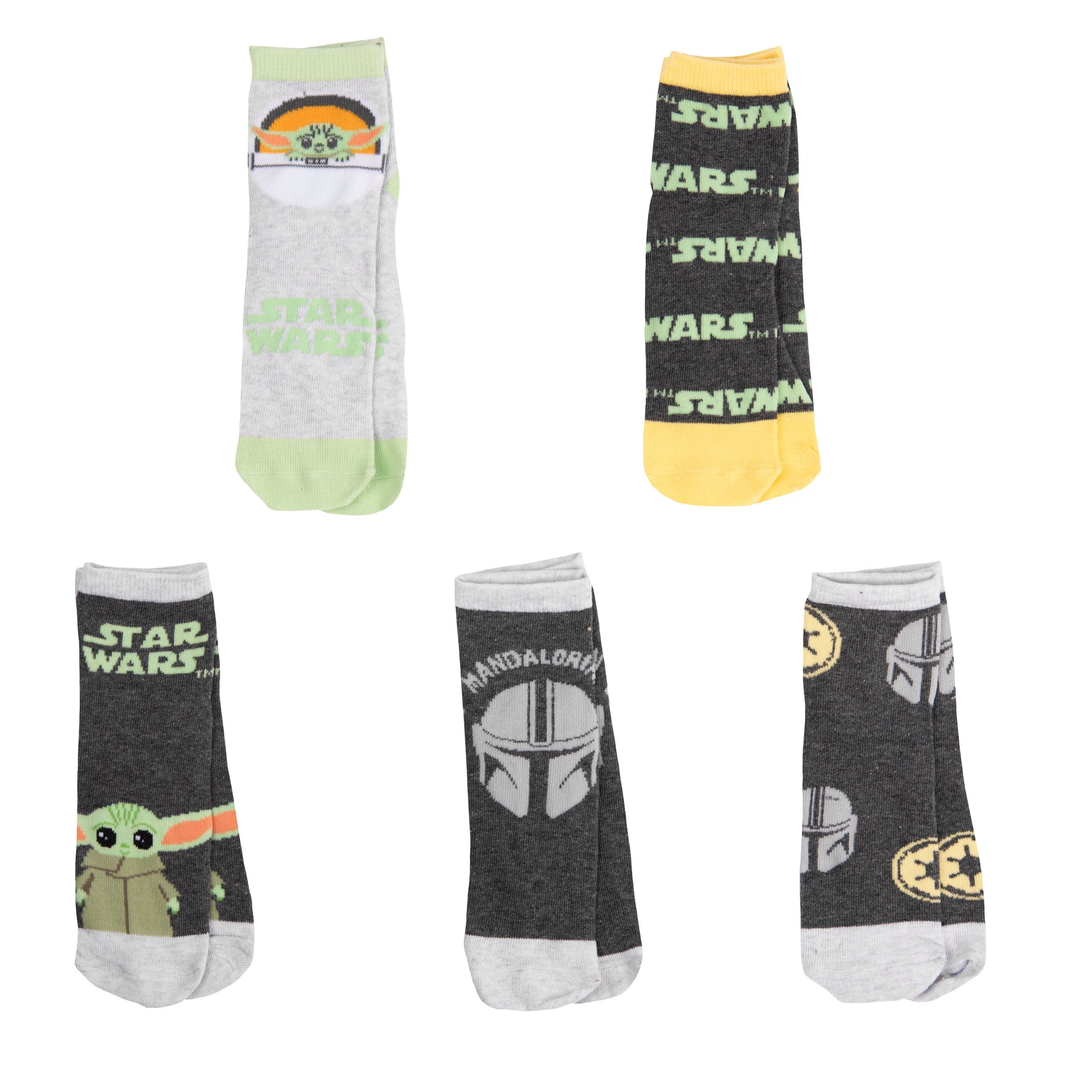 United Labels® Socken Star Wars - The Mandalorian Socken für Jungen Bunt (5er Pack)