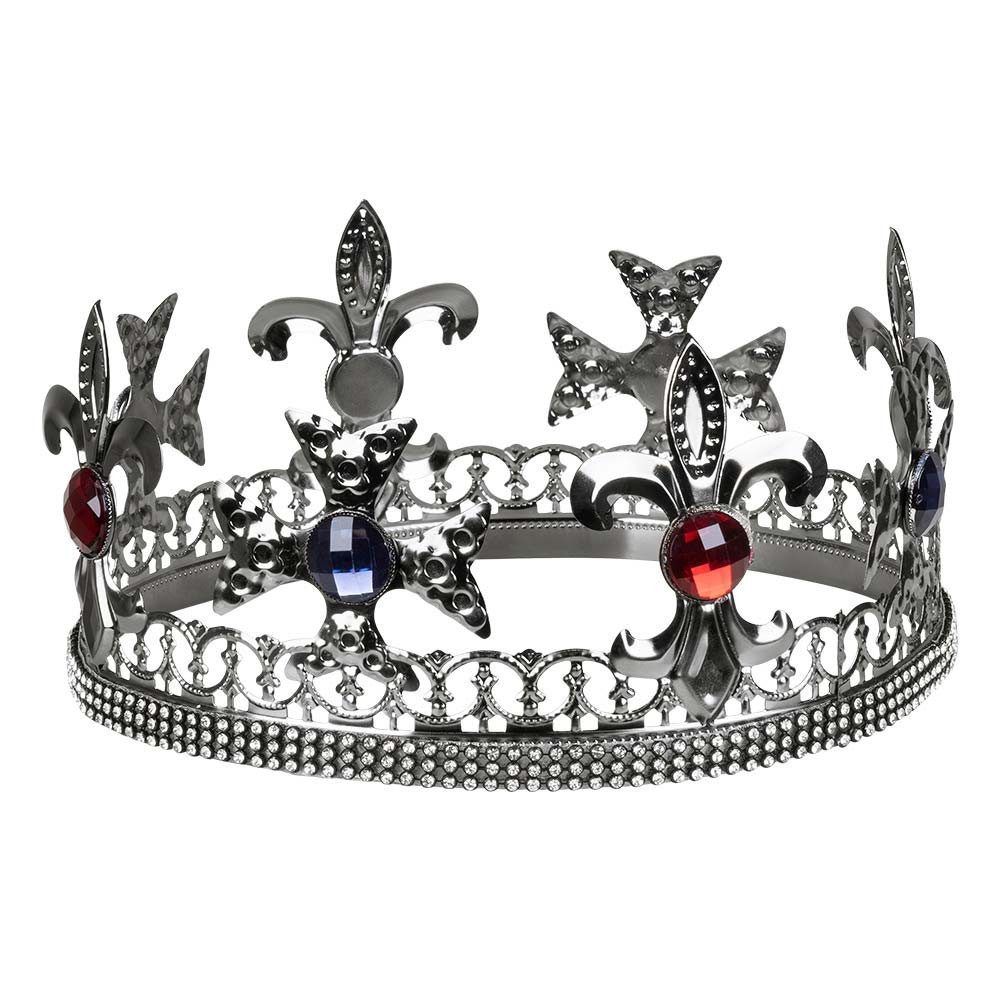 Kostüm Königskrone Gothic silber