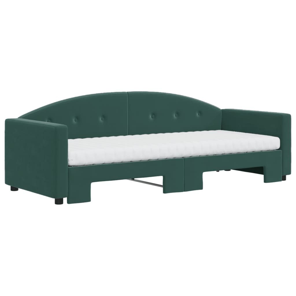 vidaXL Bett Tagesbett Ausziehbar mit Matratzen günstig online kaufen