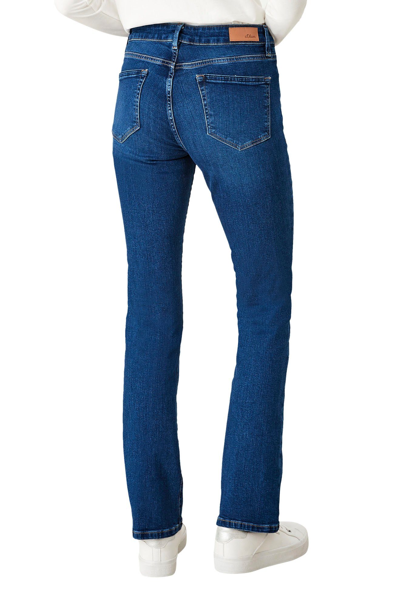 s.Oliver Bootcut-Jeans BEVERLY in Stretch-Qualität, mit Nieten an den Tasch günstig online kaufen