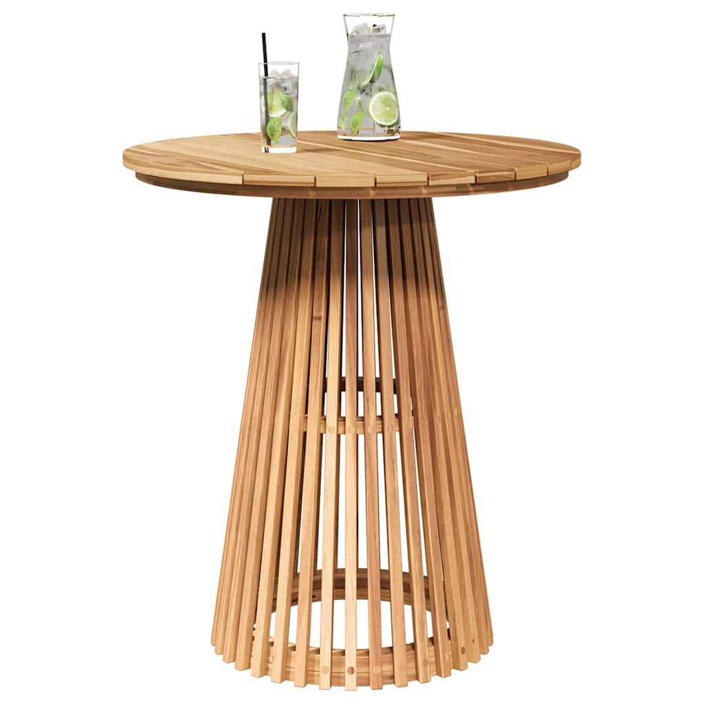 vidaXL Gartentisch Beistelltisch Braun 70 x 70 x 75 cm Massivholz (1-St)