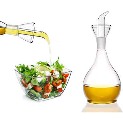 Lubgitsr Ölspender Ölflasche Glas, Ölspender 2er Set mit Ausgießer, Olivenöl Flasche, (1-tlg)
