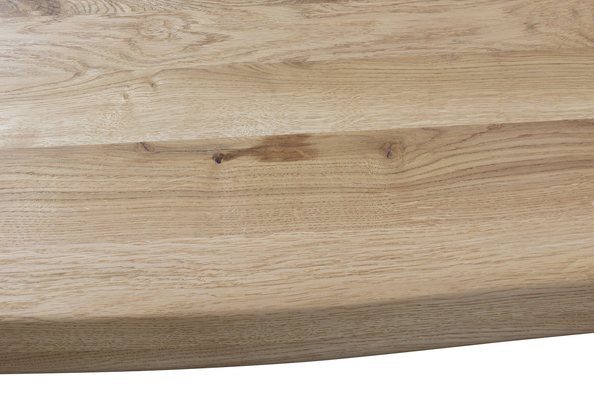 massiver durch Sitheim-Europe Natur besonders Eiche Eiche zeichnet Esstisch Industrial geölt Holztisch aus vielseitige Holzstruktur (2-St), THOR sich Esstisch eine