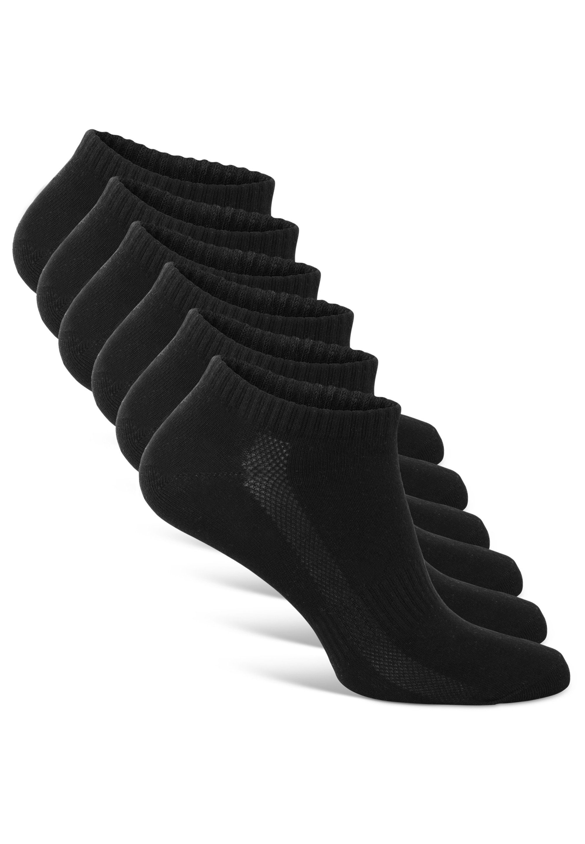 Classics Socken (6-Paar) mit Anti-Schweiß-Streifen schwarz