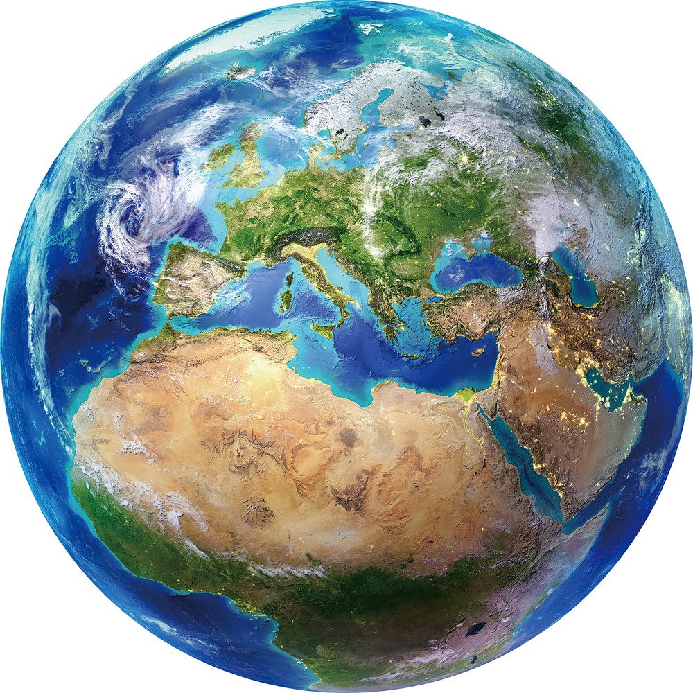 ArtUniverse Gemälde Die Welt 100 x 100 cm, Naturmotiv