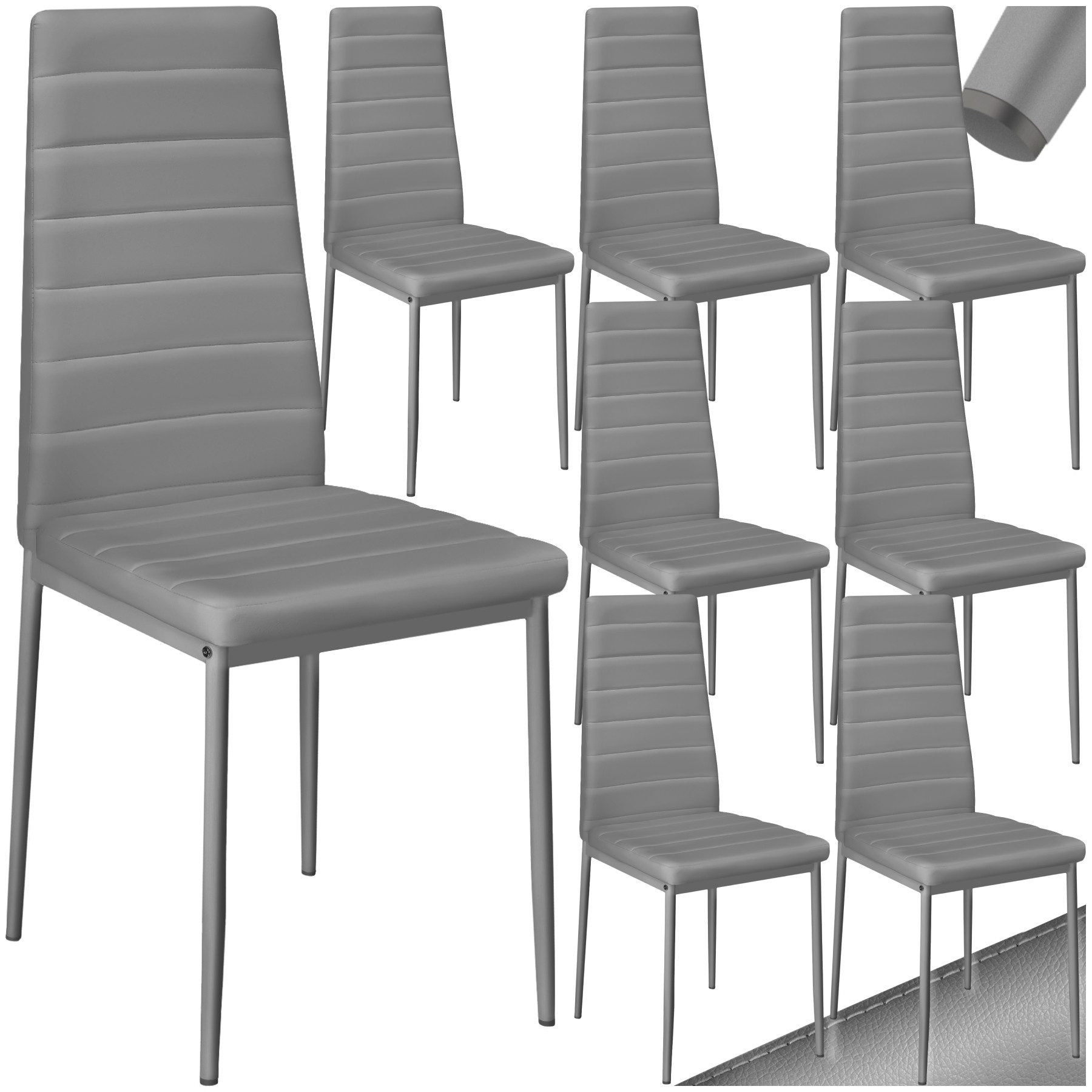 tectake Esszimmerstuhl Set Esszimmerstuhl (Set, 8 günstig online kaufen