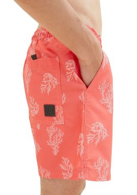 TOM TAILOR Denim Badeshorts mit modischem Print