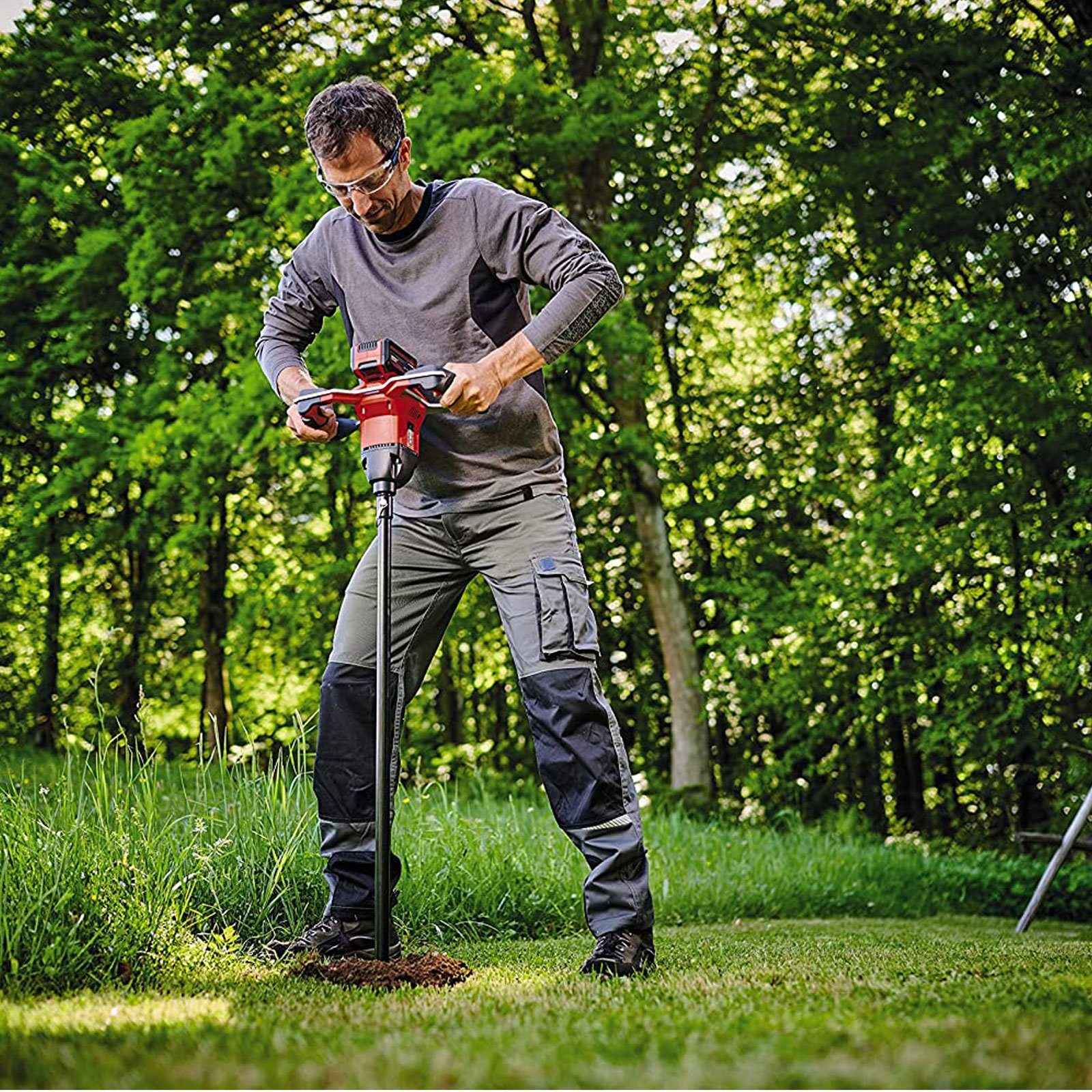 Einhell Erdbohrer Einhell Erdbohrer Verlängerung Zubehör 1m für GP-EA 18/150 Li BL, (Artikel, 1-tlg)