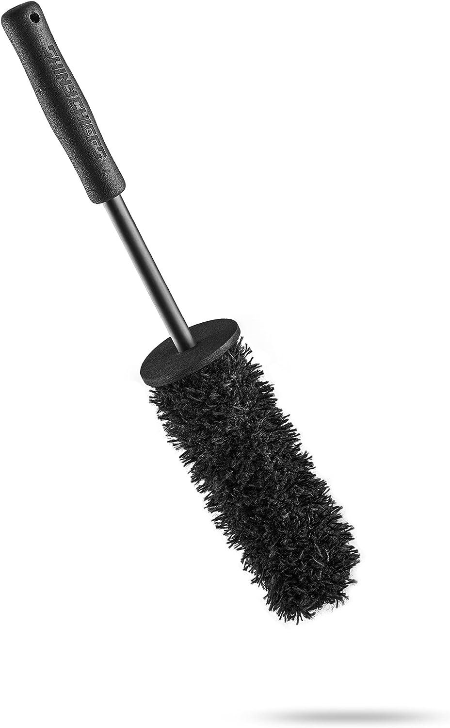 schwarz WHEELBRUSH - FELGENBÜRSTE 40cm, Felgenbürste ShinyChiefs MIKROFASER