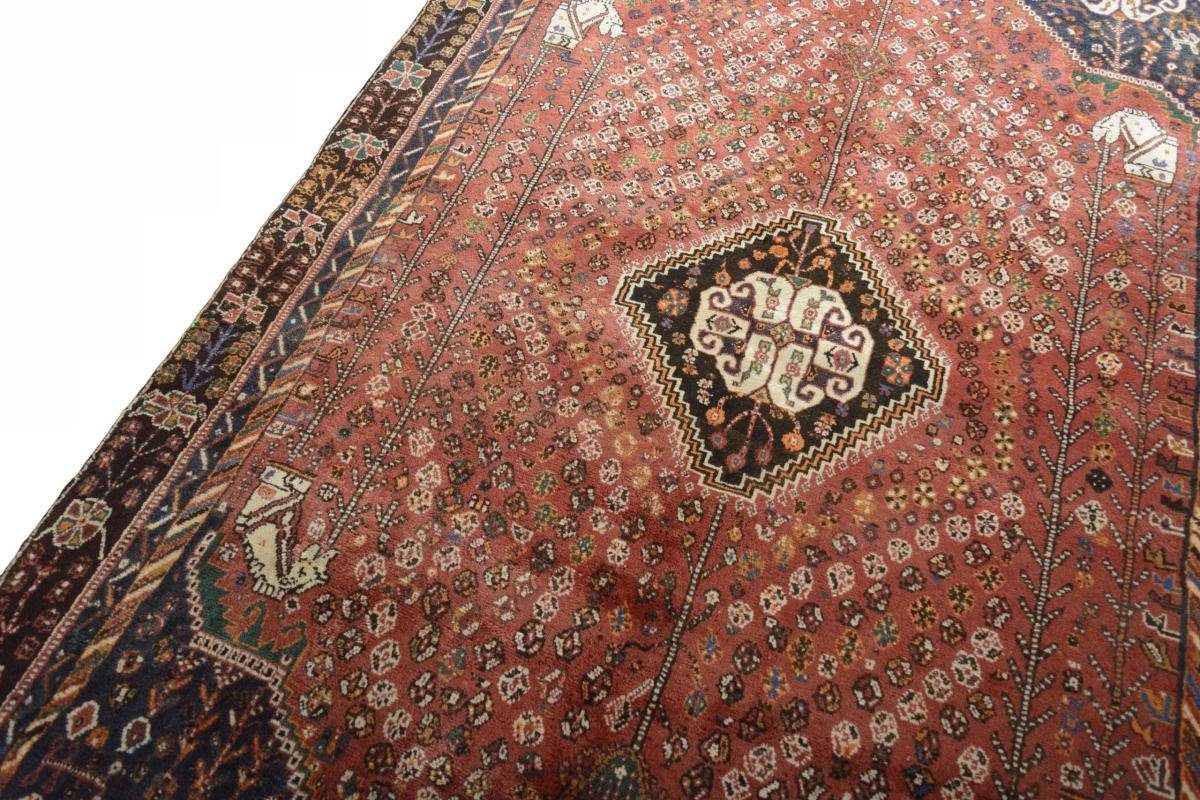 10 Perserteppich, Handgeknüpfter Nain / Trading, Orientteppich Shiraz mm 154x247 Höhe: rechteckig, Orientteppich