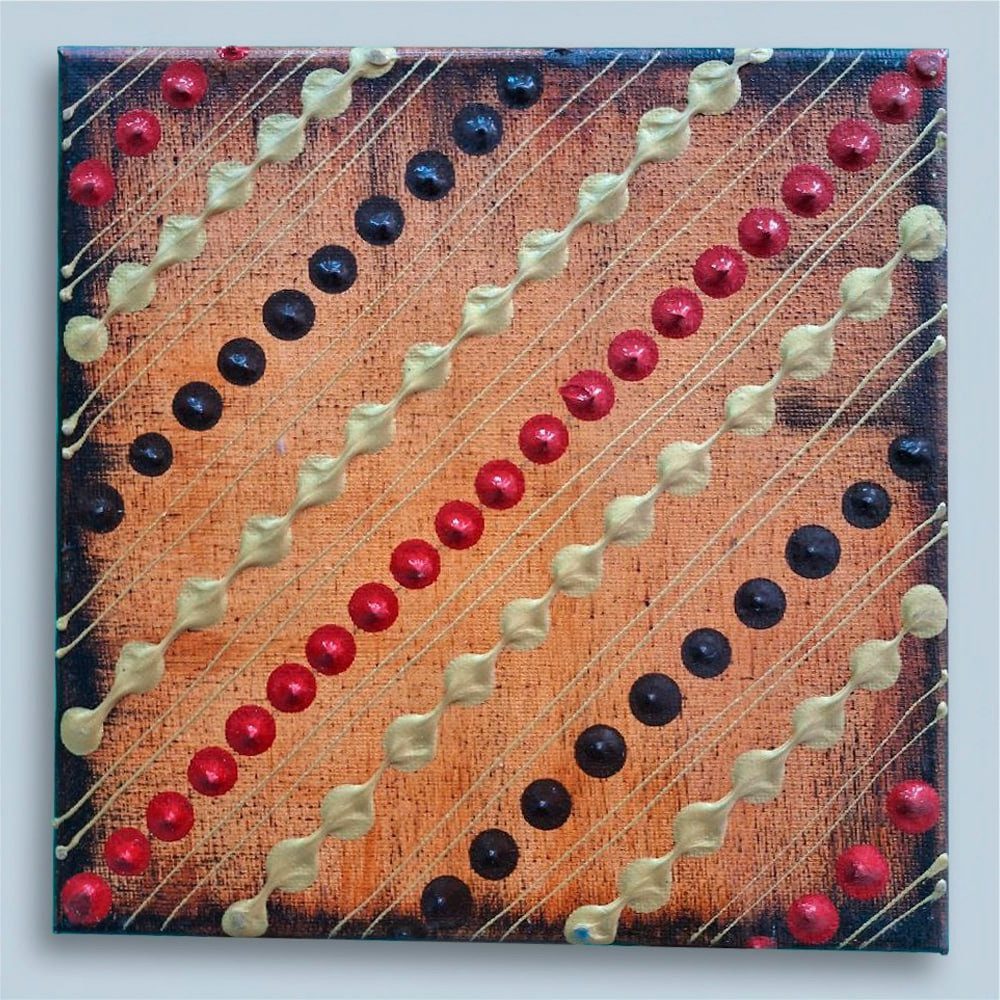 Xlmoebel Gemälde Form und Farbe verschmelzen zu einem ausdrucksvollen Ölbild Sofort, Hergestellt in Europa