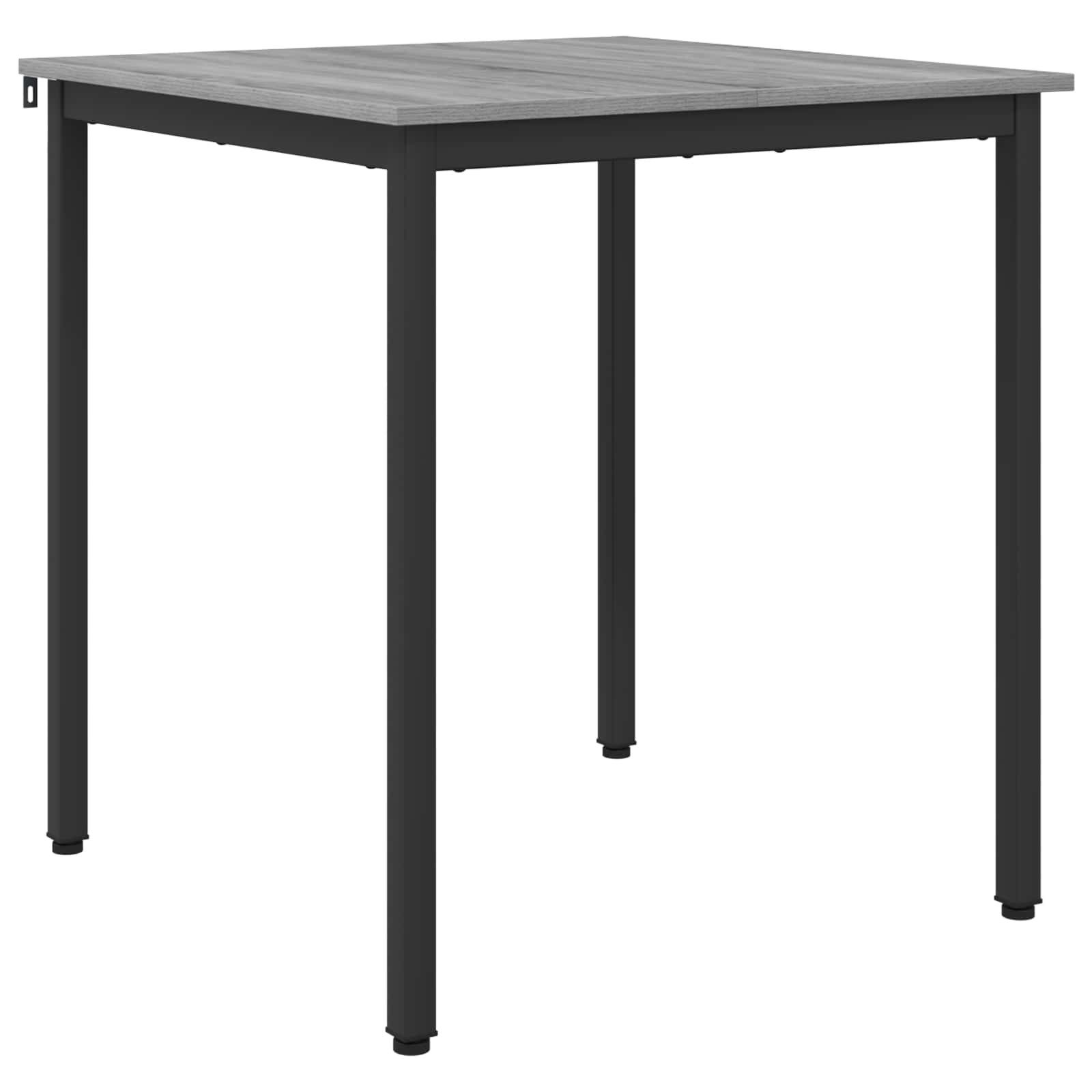 vidaXL Esstisch Esstische 70 x 70 x 75 cm Holzwerkstoff Sonoma-Grau Quadratisch (1-St)