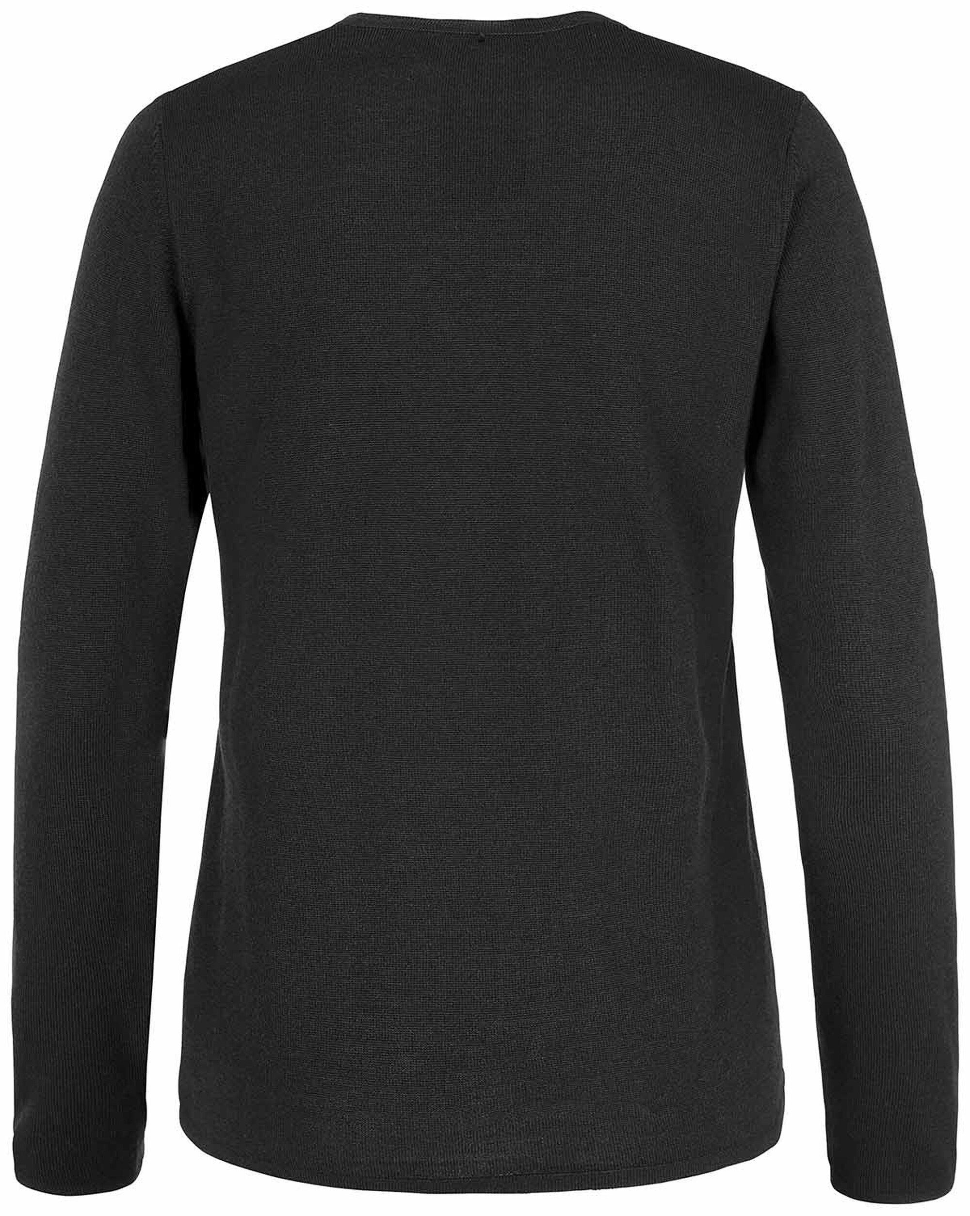 Merino-V-Ausschnitt Muenchen V-Ausschnitt-Pullover MAERZ MAERZ schwarz Pullover