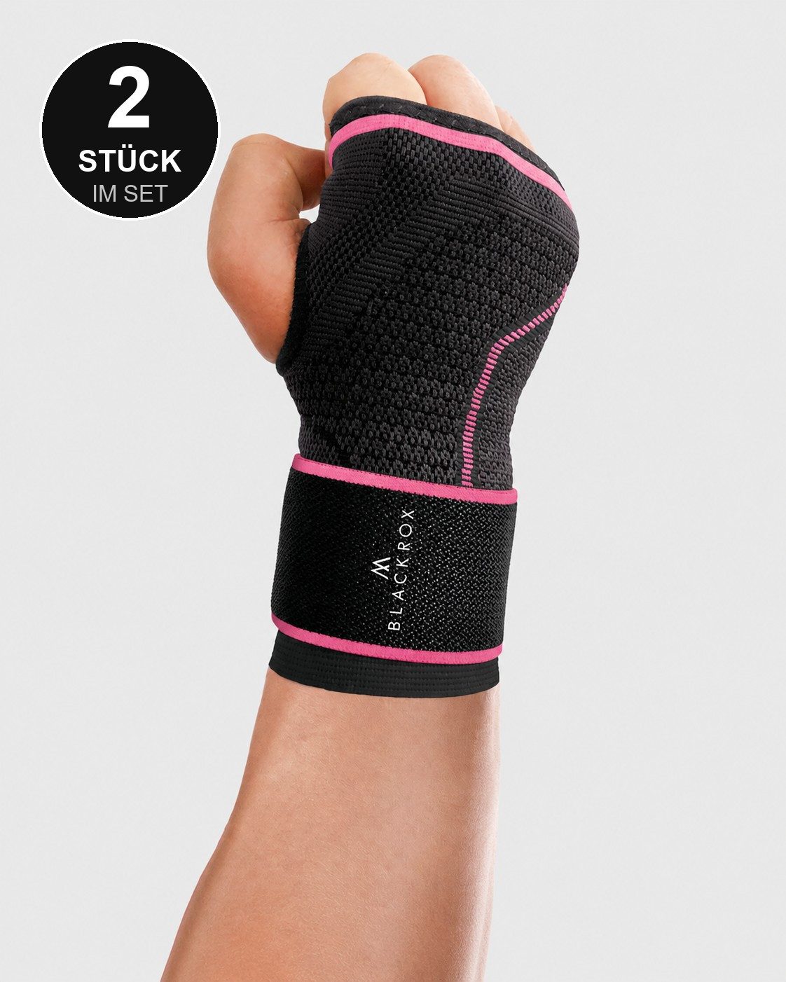 BLACKROX Handgelenkbandage [Vergleichssieger 2026] PHOENIX Handgelenkbandage 2er-Set, S-L