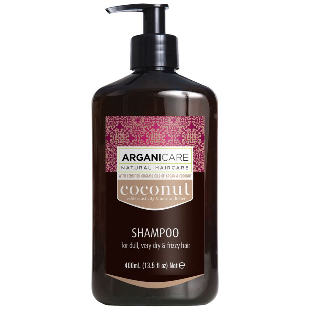 Arganicare Haarpflege-Set, Kokosnuss, Haarshampoo, pflegend und feuchtigkeitsspendend