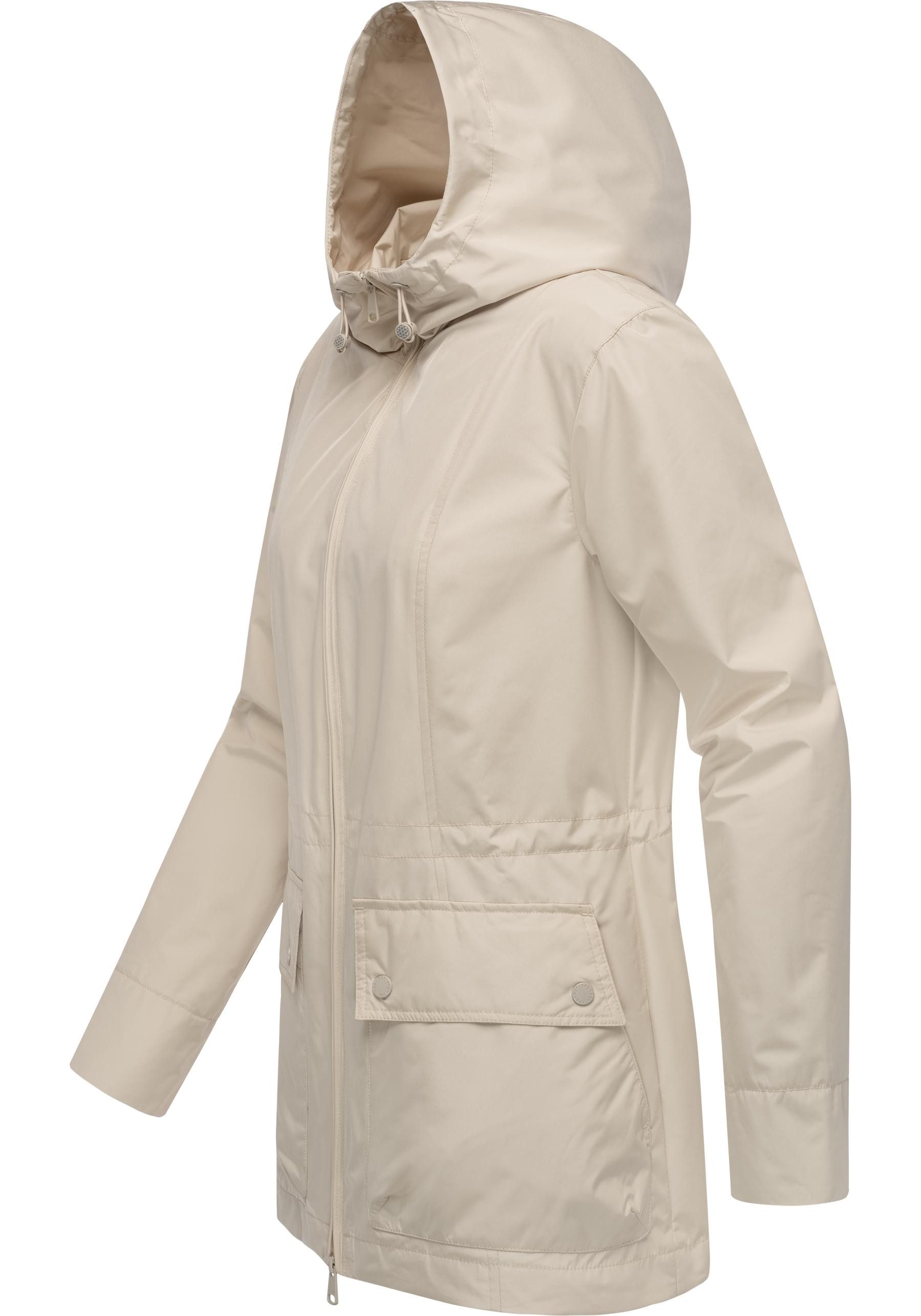 Ragwear Funktionsjacke Monadetta A Wasserdichte und atmungsaktive Übergangsjacke mit Kapuze – Bild 2 von 5