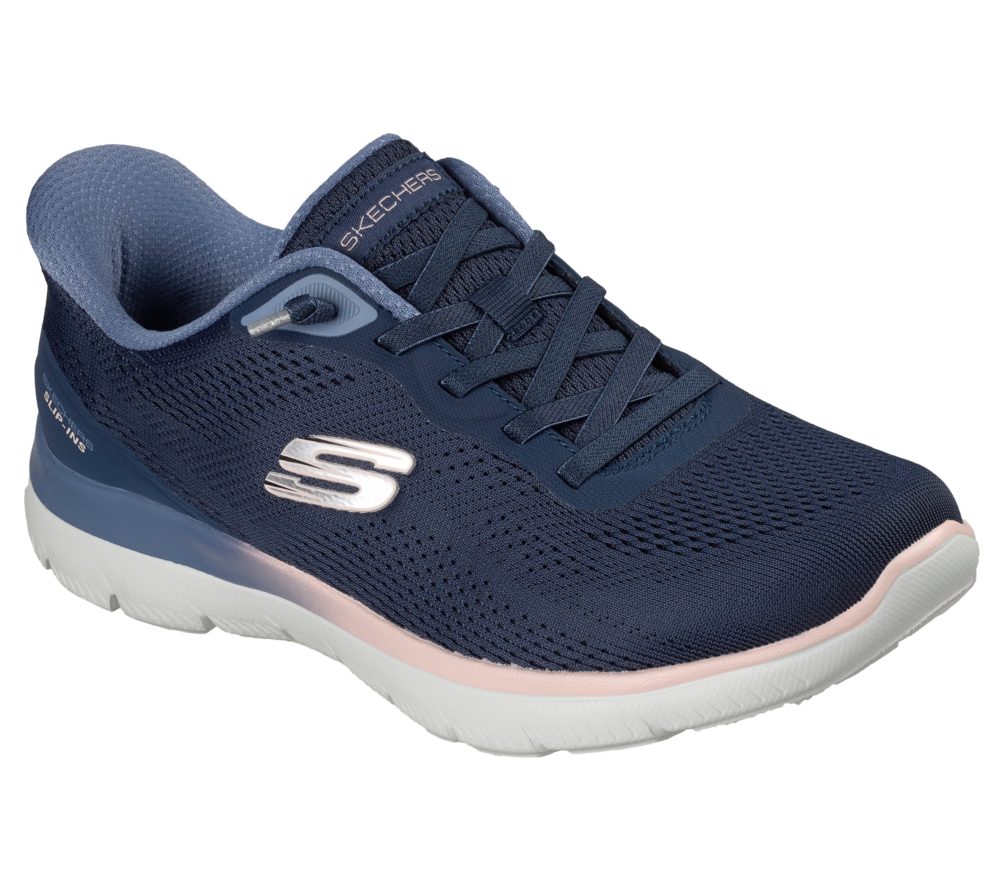 Skechers SUMMITS Slip-On Sneaker Schlupfschuh, Halbschuh, Freizeitschuh, mit Slip Ins