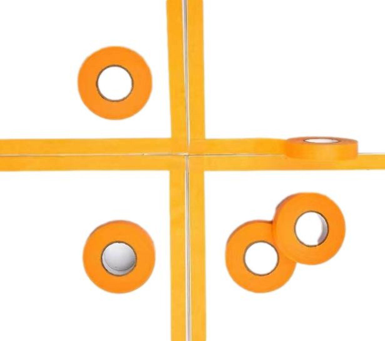 BAYLI Kreppband 12 Rollen Profi Goldband Klebeband 50 m x 24 mm - Malerband Gold