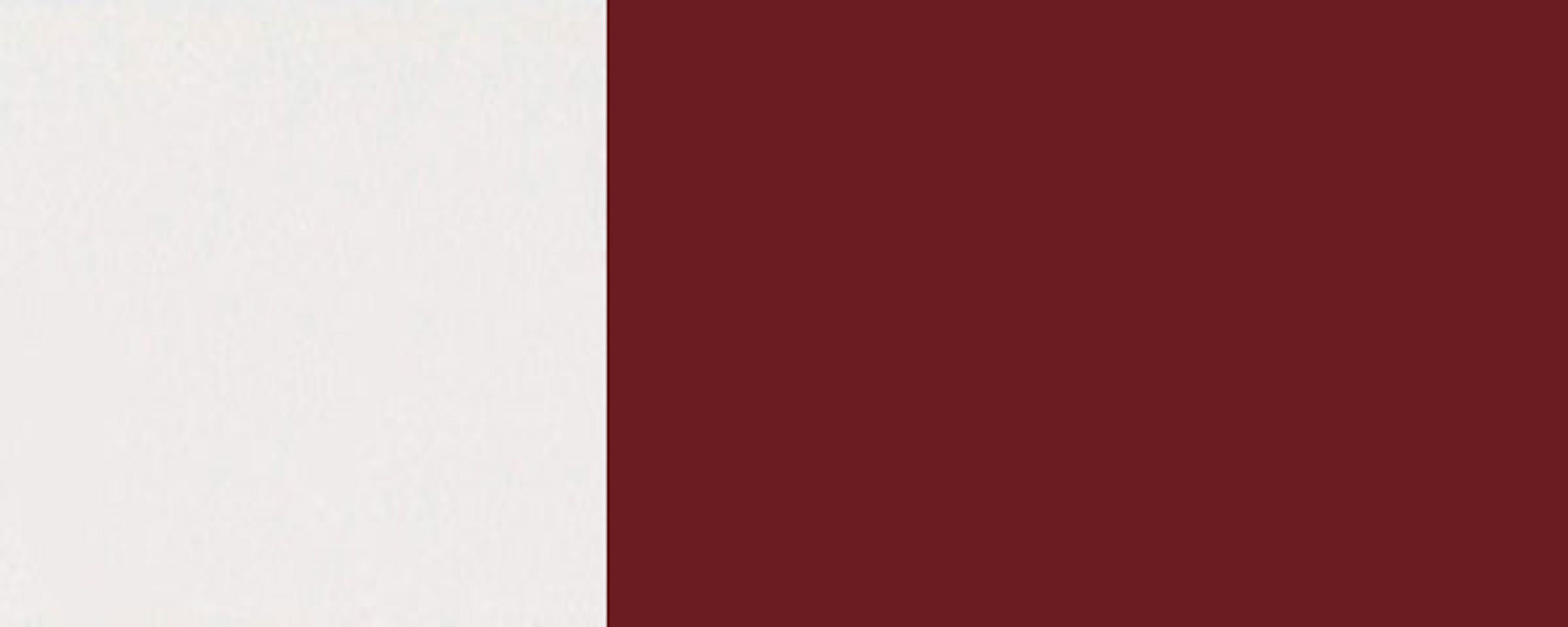 Front- (Rimini) wählbar Korpusfarbe Glaseinsatz 60cm mit 1-türig RAL matt Klapphängeschrank 3004 und Rimini purpurrot Feldmann-Wohnen
