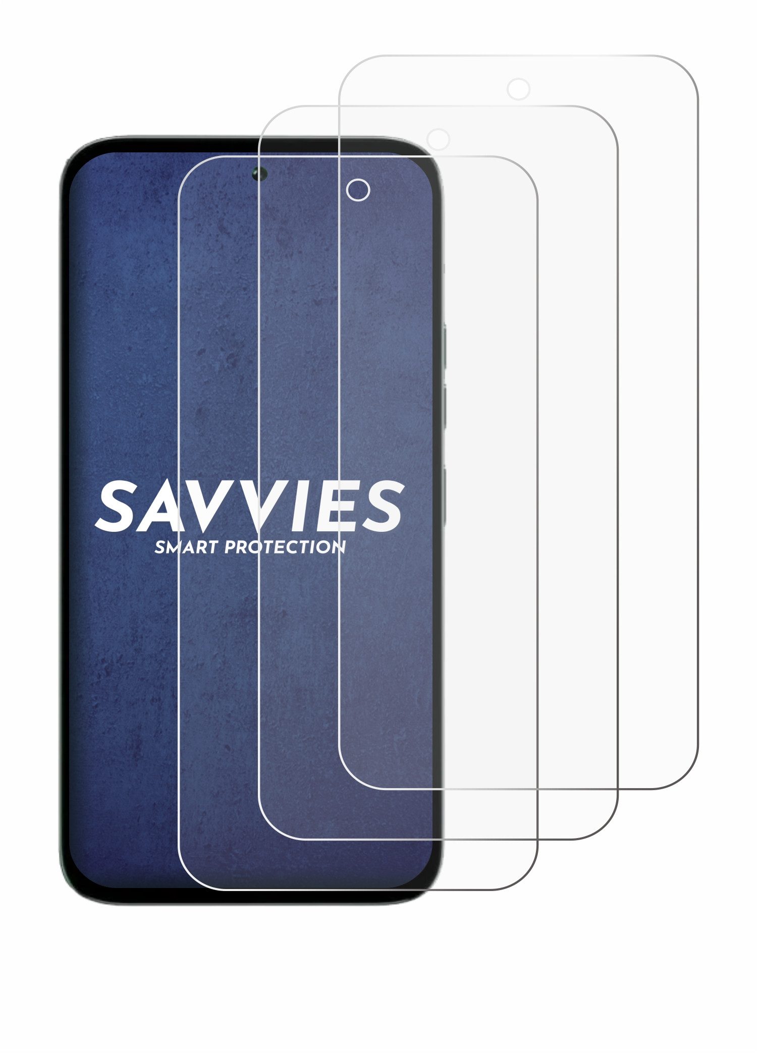 Savvies Displayschutzfolie Schutzfolie für Tecno Pop X 5G, 6 Stück, Displayschutz Schutz Folie Klar Transparent