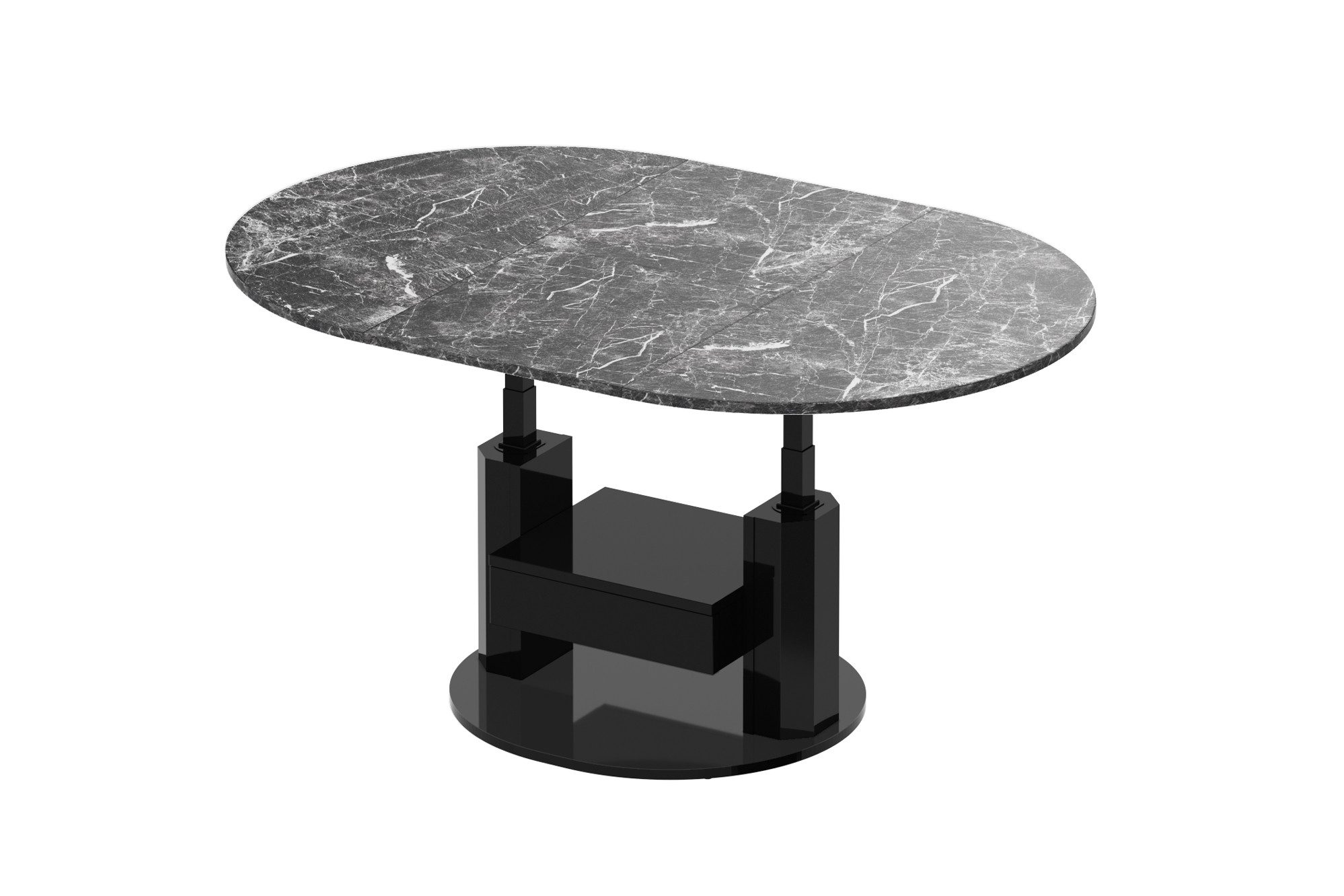 designimpex Couchtisch Design HPM-111 Hochglanz ausziehbar günstig online kaufen
