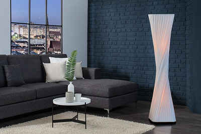 riess-ambiente Stehlampe PARIS X 120cm weiß / silber, ohne Leuchtmittel, Modern Design