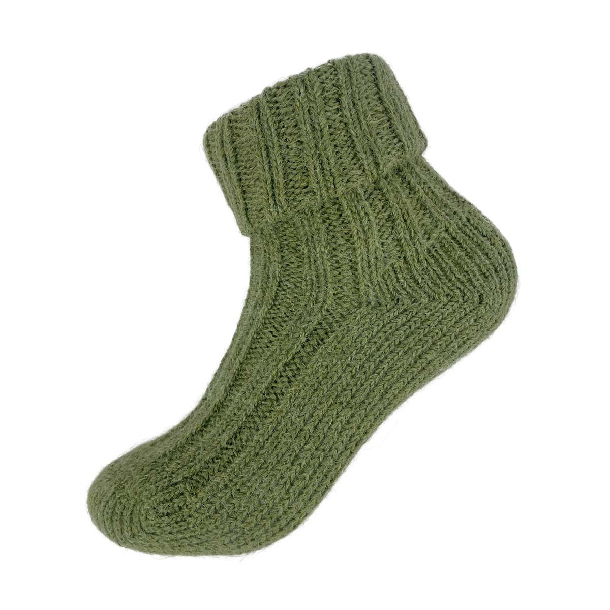 alpengoa Umschlagsocken Stricksocken Uni günstig online kaufen