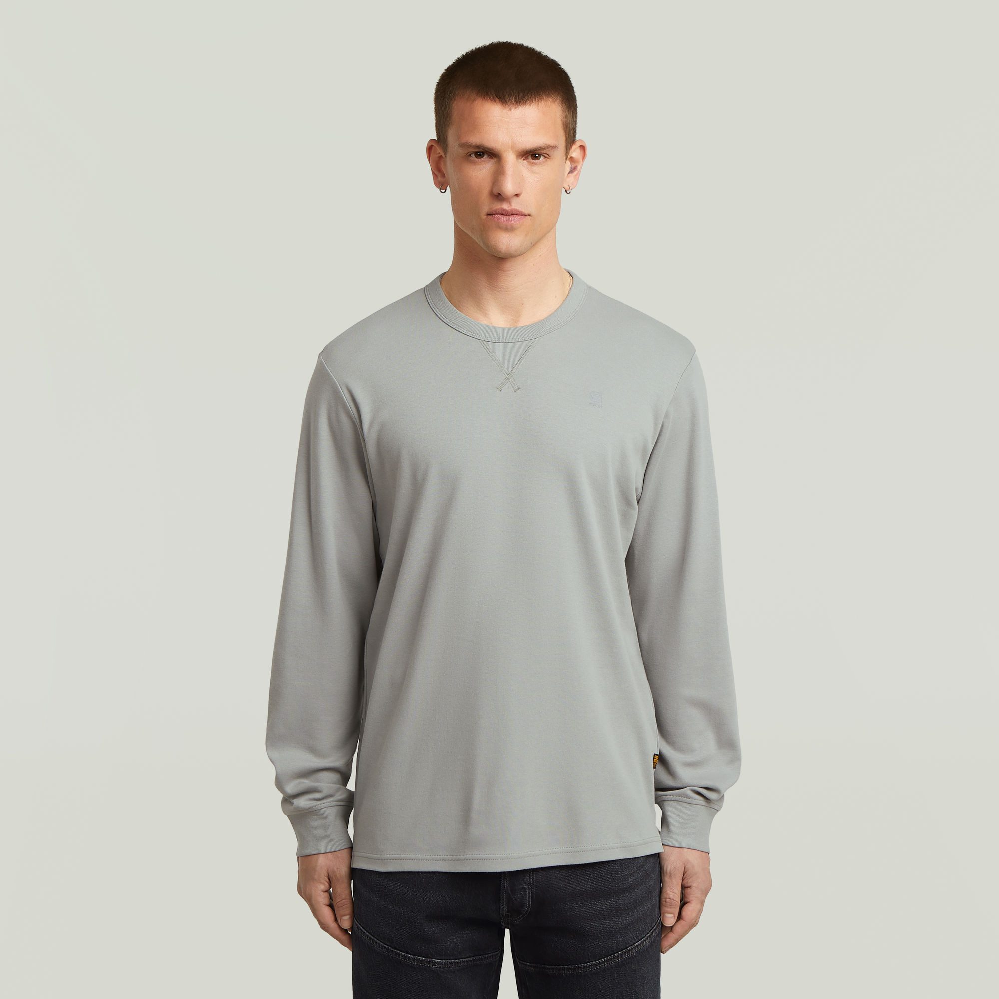 G-STAR Longsleeve Nifous R mit geripptem günstig online kaufen