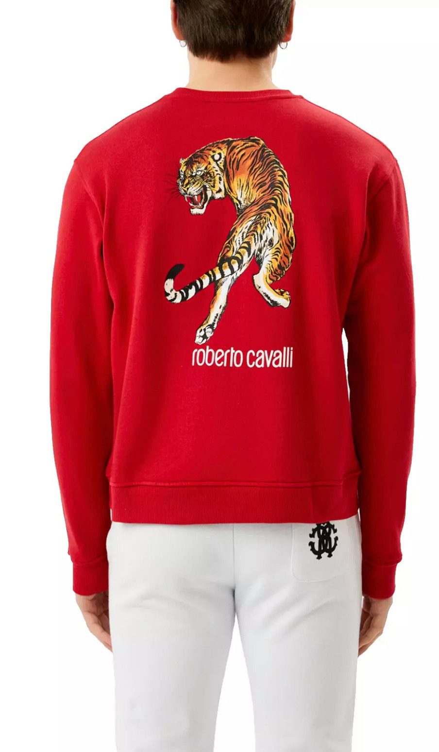 roberto cavalli Sweatshirt Firenze Tiger Sweatshirt Unisex Ob Freizeit, Str günstig online kaufen