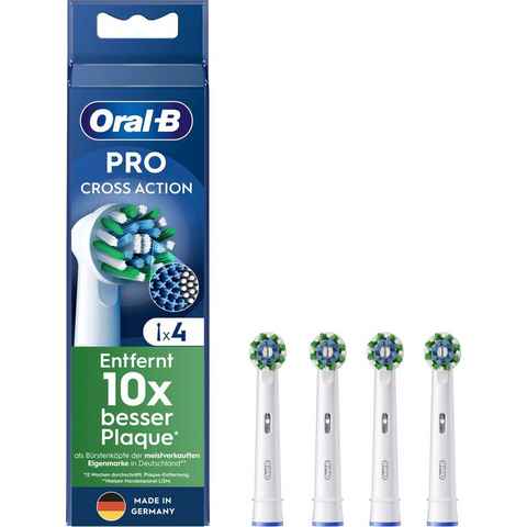 Oral-B Aufsteckbürsten Pro CrossAction, X-förmige Borsten