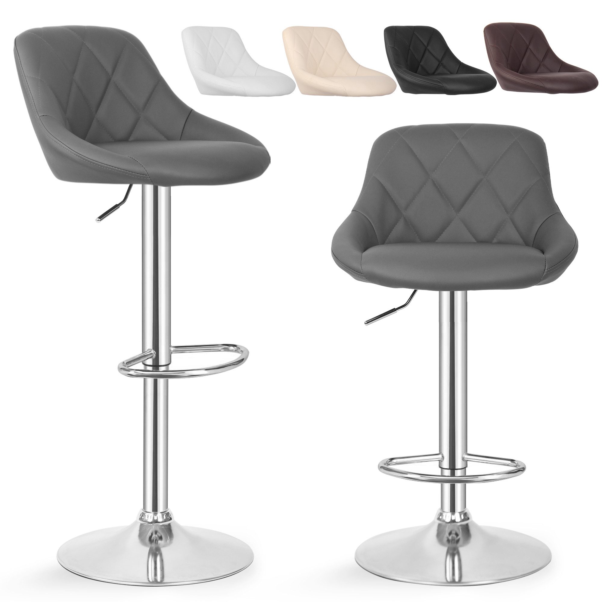 MIADOMODO Barhocker Barstuhl 2er Set mit günstig online kaufen