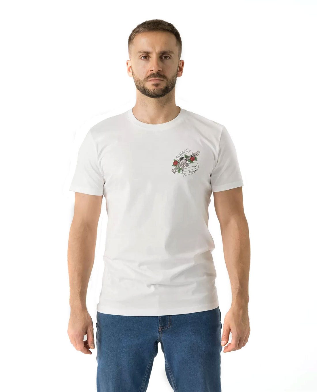 Helikon-Tex T-Shirt T-Shirt (Come and take it) - White