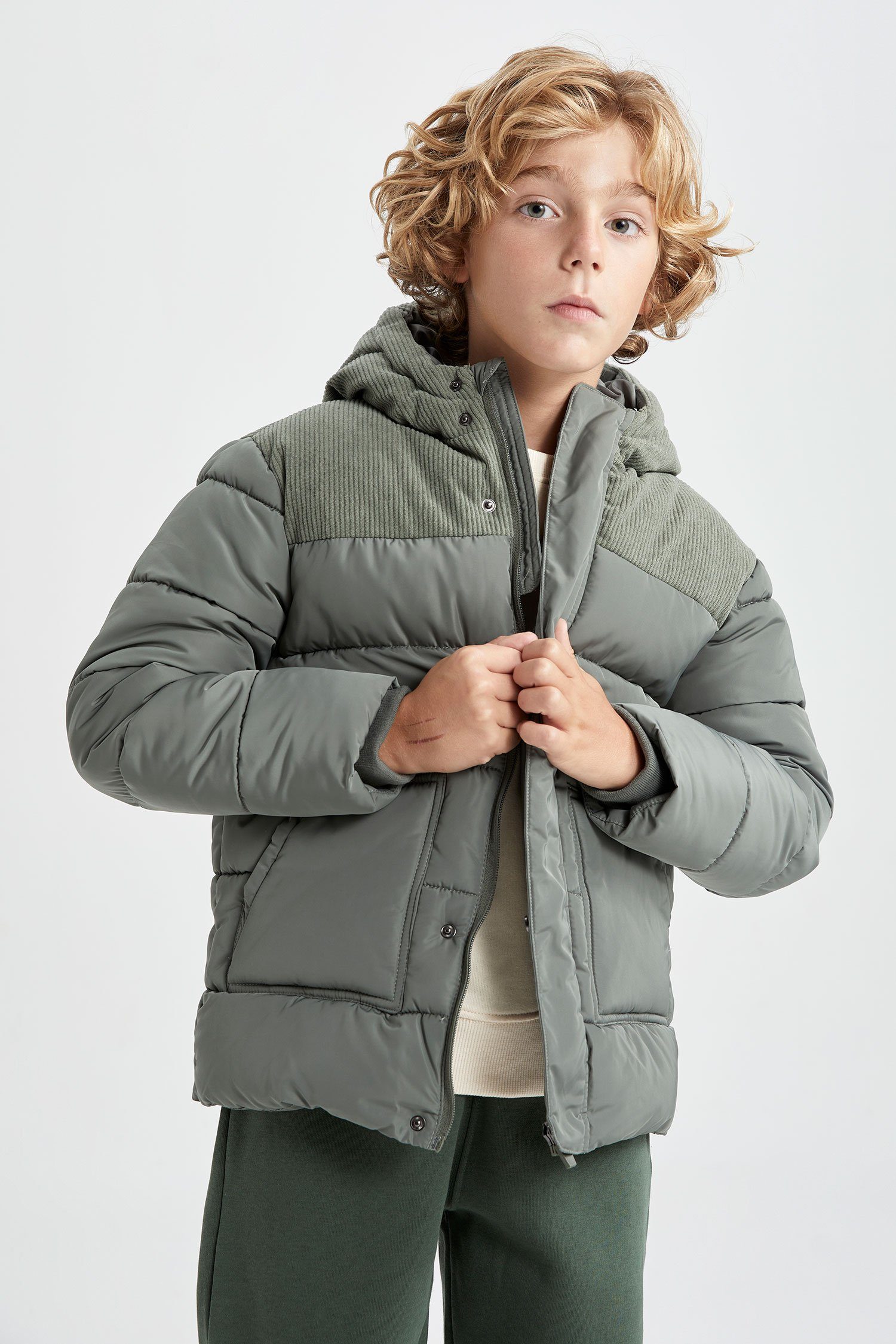 DeFacto Wintermantel Jungen Wintermantel REGULAR FIT