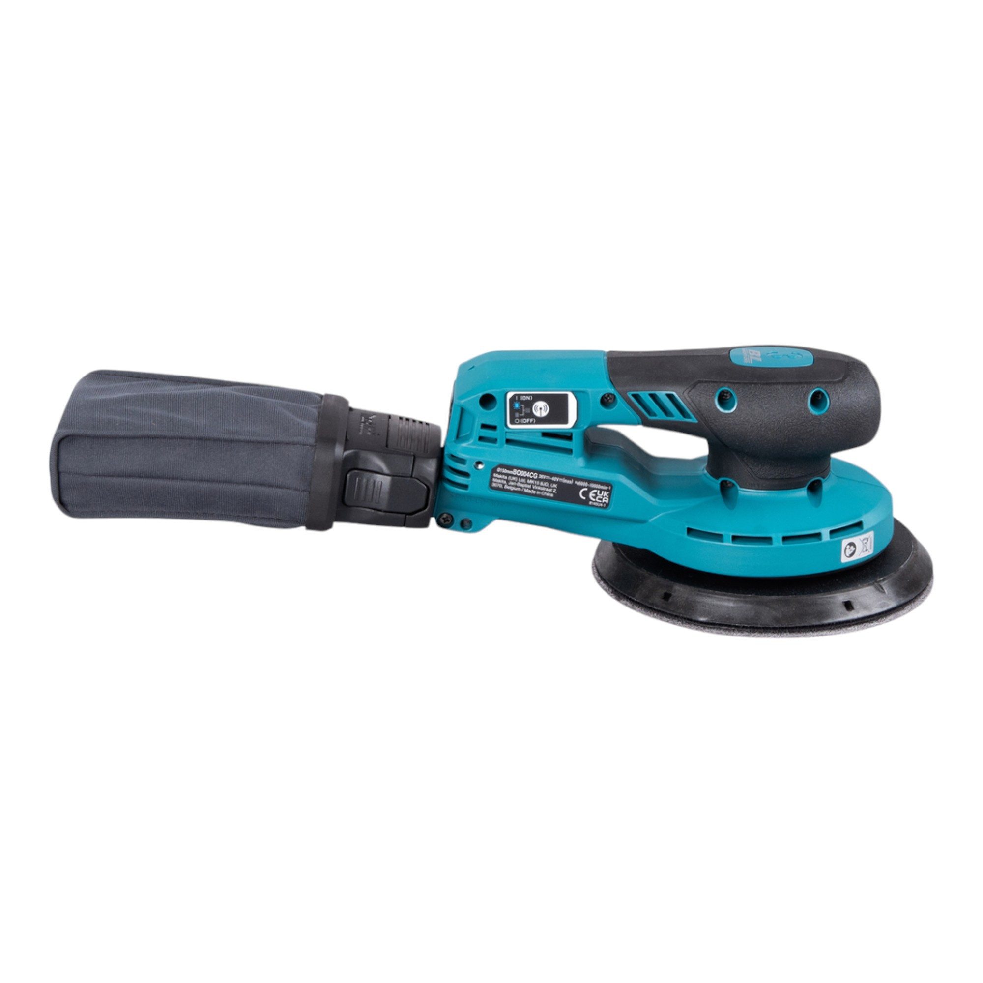 Makita Akku-Exzenterschleifer BO 004 CGM1 40 V max. 150 mm 3,0 mm Hub Brushless + 1x Akku 4,0 Ah