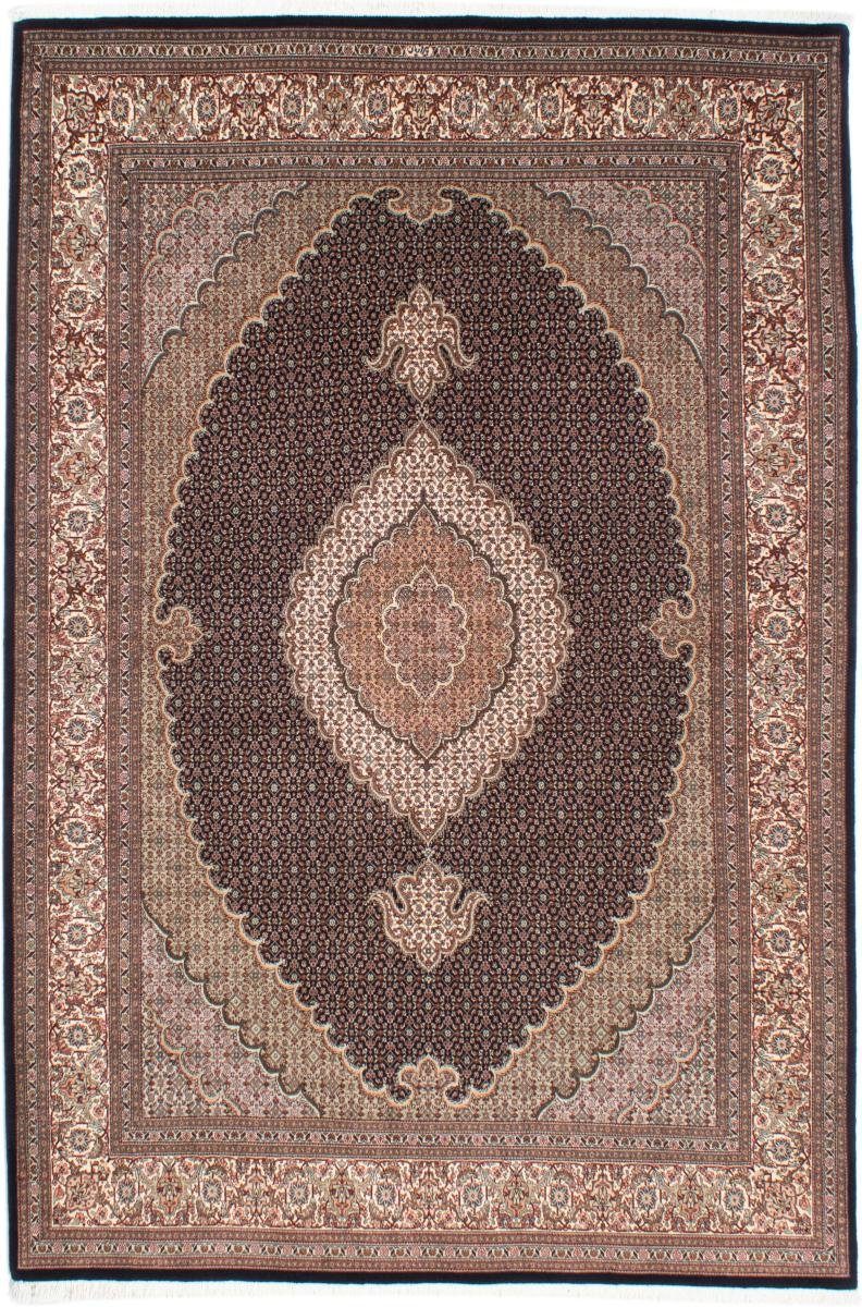 Handgeknüpfter Höhe: Orientteppich Nain Täbriz Orientteppich 164x244 mm 7 50Raj / Trading, rechteckig, Perserteppich,