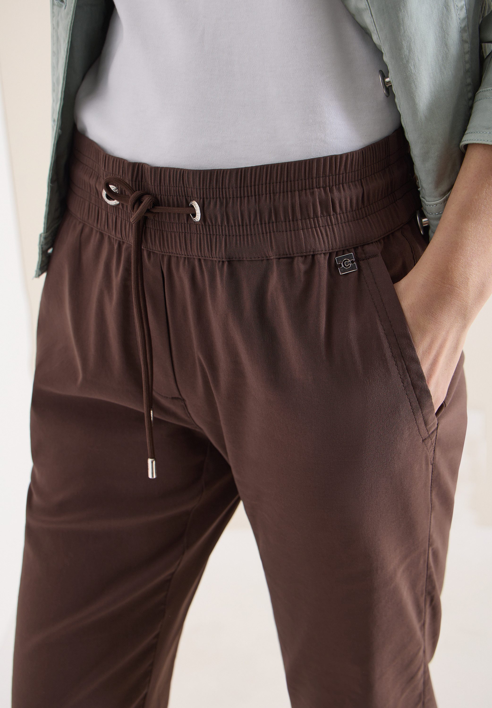 CECIL Jerseyhose Style Tracey mit elastischem Bund