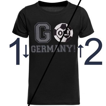 BEZLIT T-Shirt Jungen T-Shirt Wende Pailletten (1-tlg) mit Wendepailletten