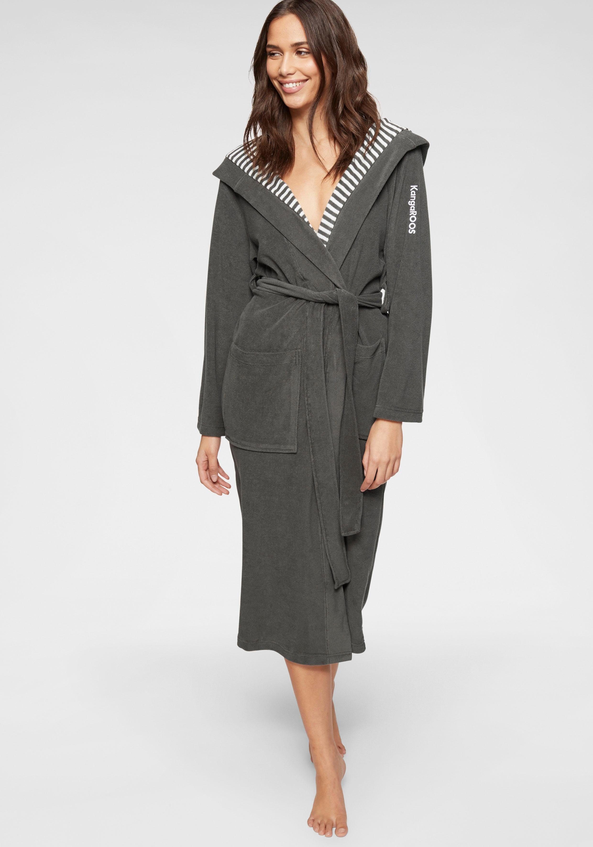 KangaROOS Damenbademantel Dalia, ideal für Sauna & Spa, Standardlänge & Übe günstig online kaufen